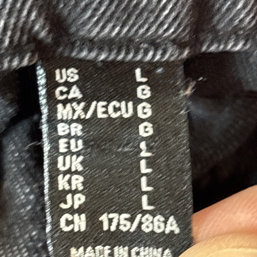 Men's Black Denim Forever 21 Overalls Large Y2K - Picture 8 of 11